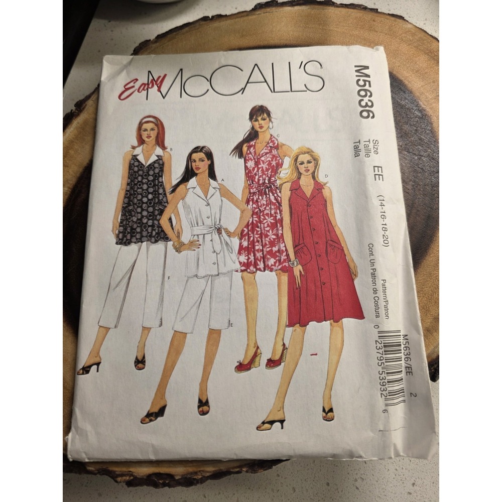 McCall's Patterns ~ All Patterns are Size 6-14  M5636